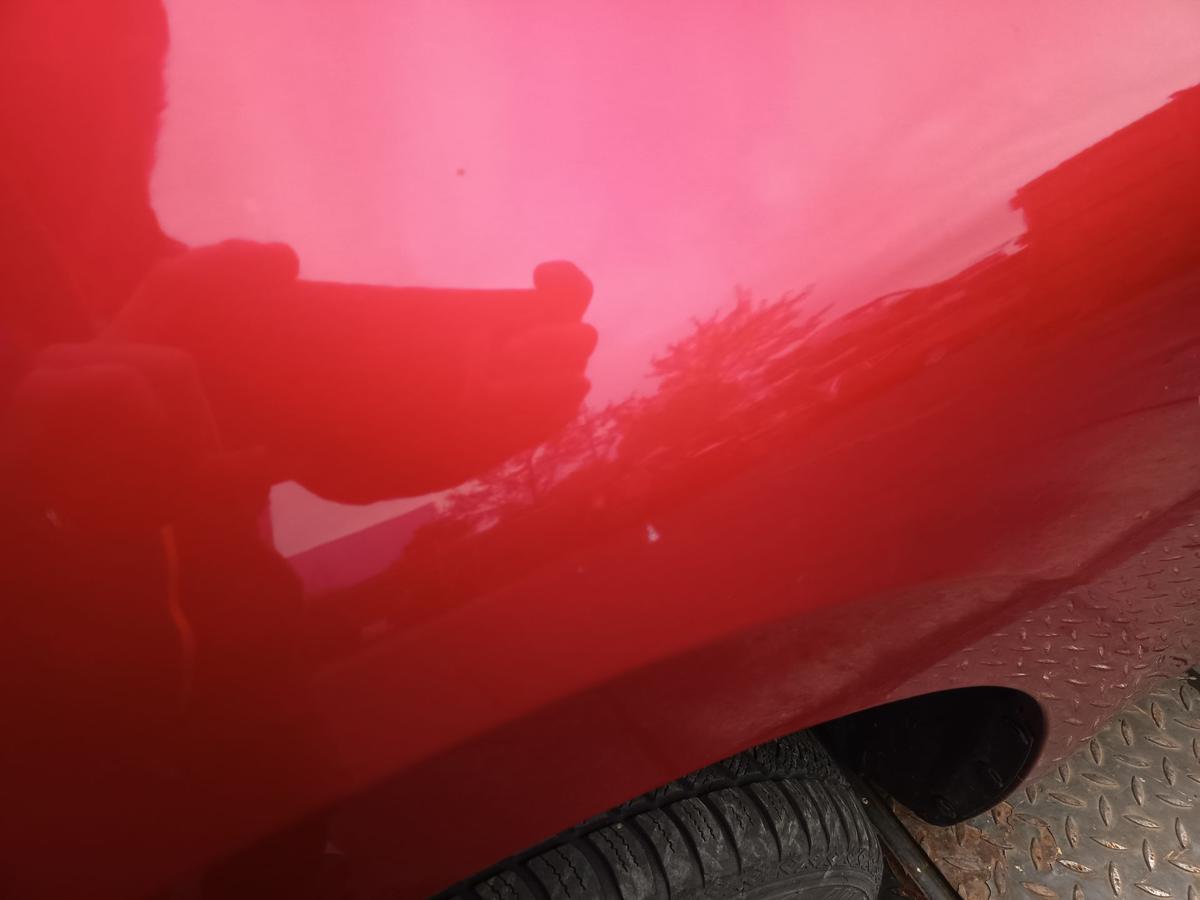 Nissan Micra K13 original Kotfl&uuml;gel links Seitenteil AY4 Kaminrot Bj 2013