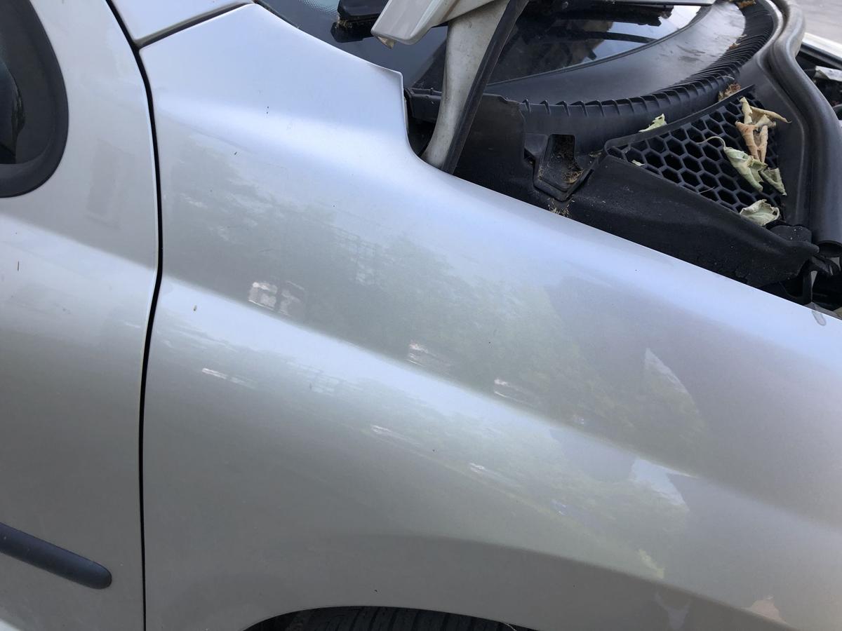 Peugeot 207 SW Typ WE Kotfl&uuml;gel rechts Beifahrerseite ETS Gris Cendre Metallic