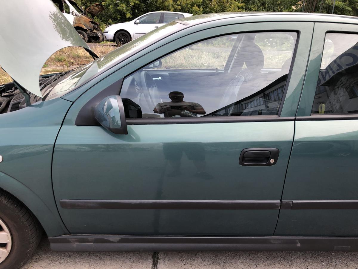 Opel Astra G T&uuml;r vorn links Fahrert&uuml;r nur f&uuml;r 5 t&uuml;rer im Rohbau 3GU Jadegr&uuml;n