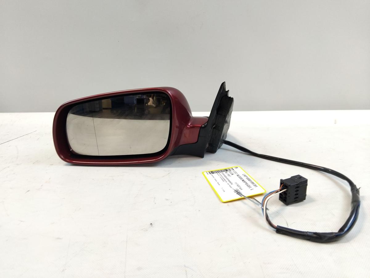 VW Passat 3B orig Au&szlig;enspiegel links elektrisch beheizt coloradorot LB3Y BJ1997