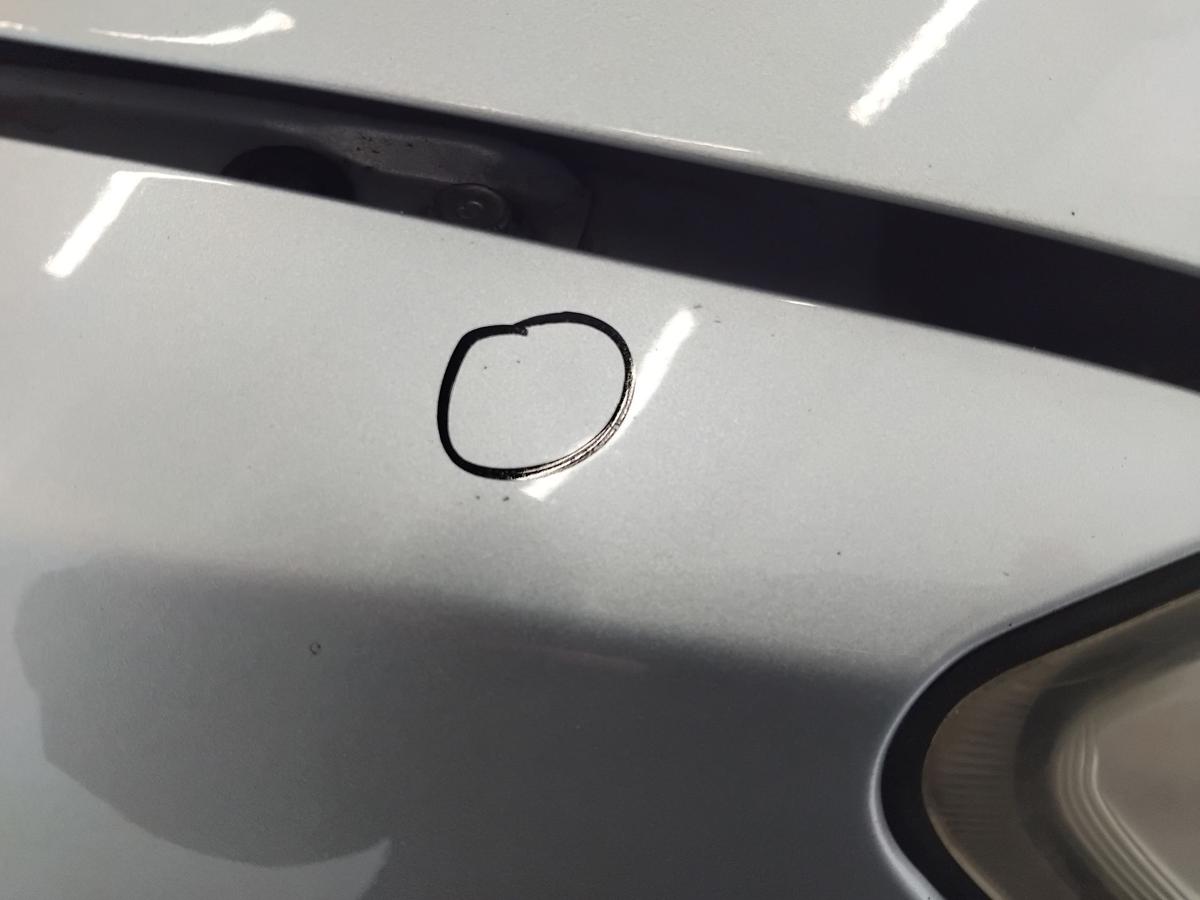 Hyundai i30cw Kombi FD original Kotfl&uuml;gel vorn rechts mit Blinker BJ2009 2R Continental Silver
