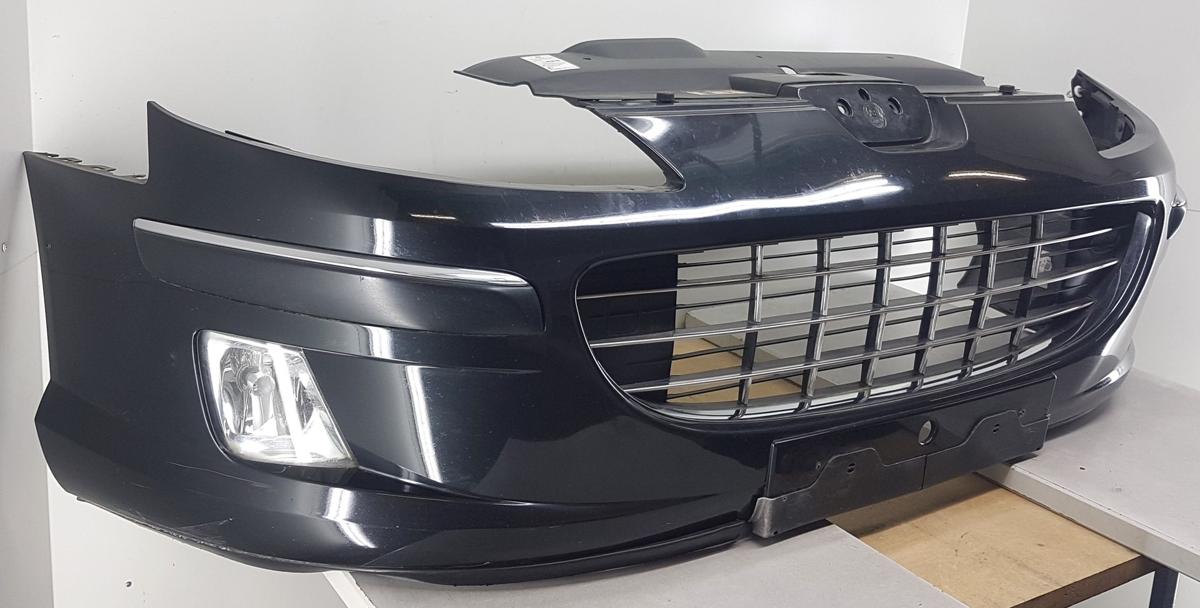 Peugeot 407 Stoßstange Stoßfänger vorn in EXL Obsidianschwarz Bj2006
