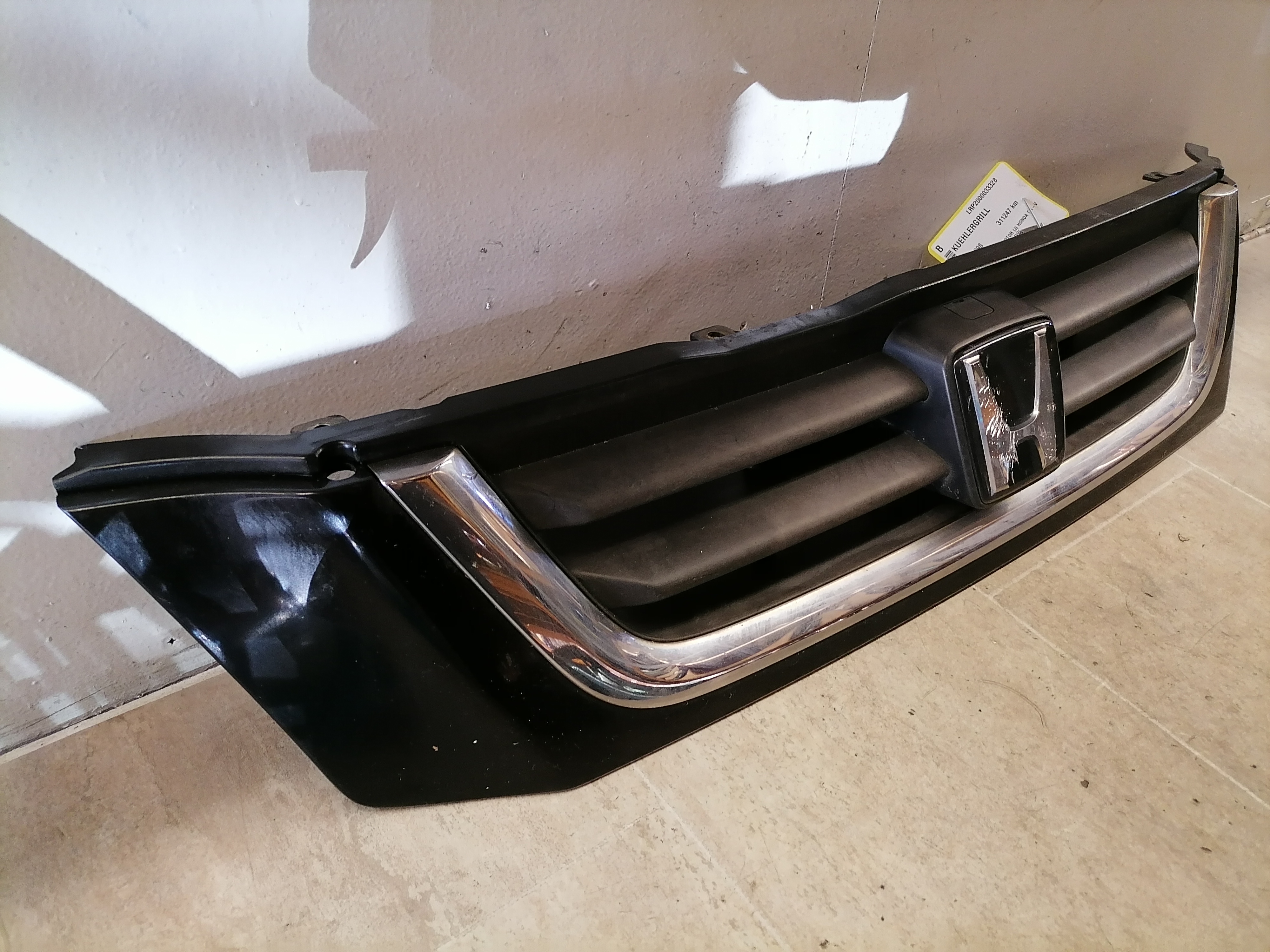 Honda CR-V 99-01 Kühlergrill schwarz lackiert Frontgrill