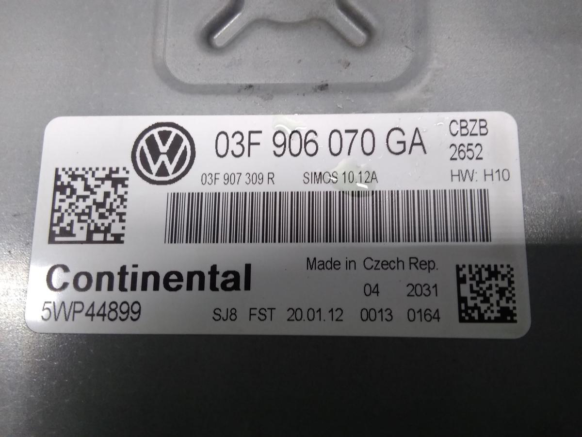VW Golf 6 Motorsteuergerät 03F906070GA 1.2TSI 77kw Bj.2012