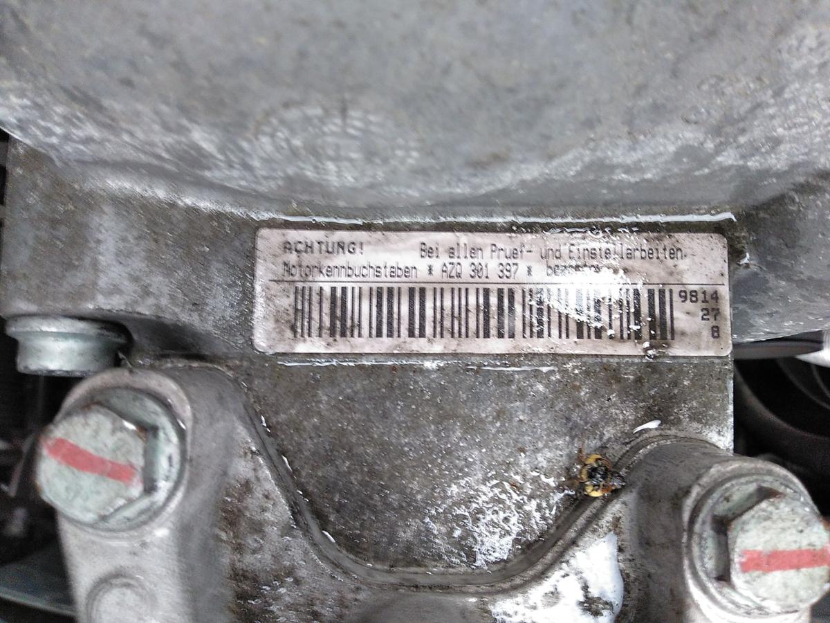 Motor AZQ 1.2 47kw Laufleistung 84724km VW Polo 9N Bj.2003