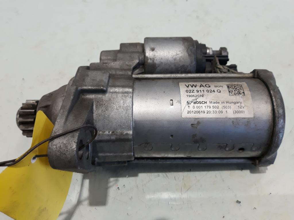 VW Golf 7 Anlasser Starter 02Z911024Q 0001179502 BOSCH 1.4TSI 92kW BJ2014