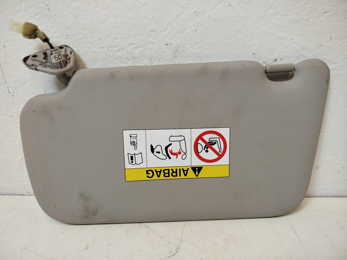 Nissan Leaf ZE1 40kWh Sonnenblende vorn rechts Beifahrerseite mit Spiegel