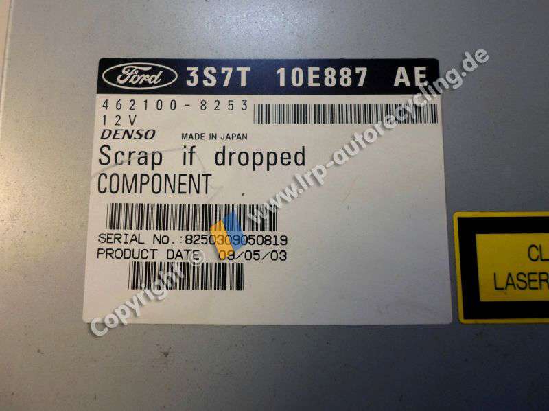 Ford Mondeo 3 Bj.2003 original DVD-Player 3S7T-10E887-AE