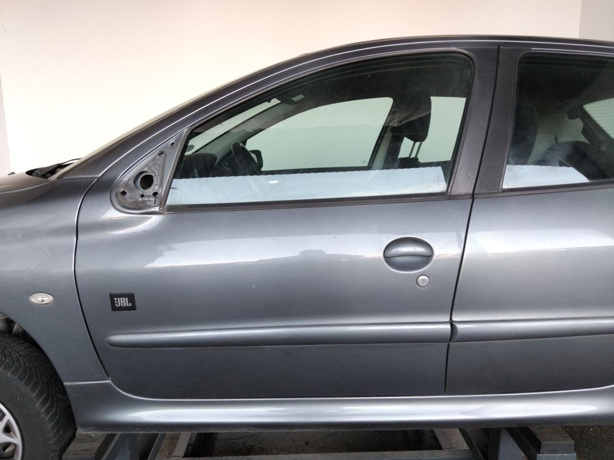 Peugeot 206 5-türig original Tür vorn links Fahrertür BJ2008 KTH thoriumgraumet.