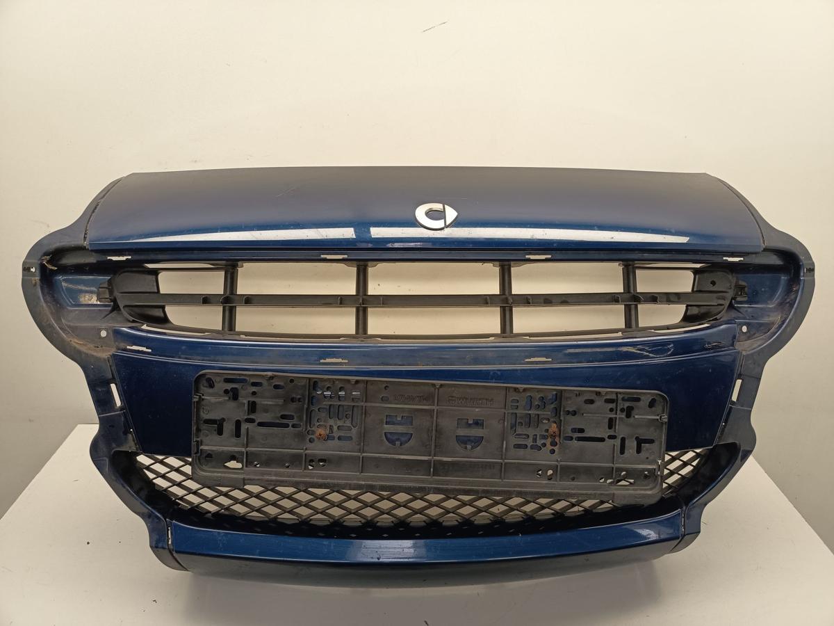 Smart 454 original Sto&szlig;stange F&auml;nger vorn mitte Front EAF Star Blue Bj 2006