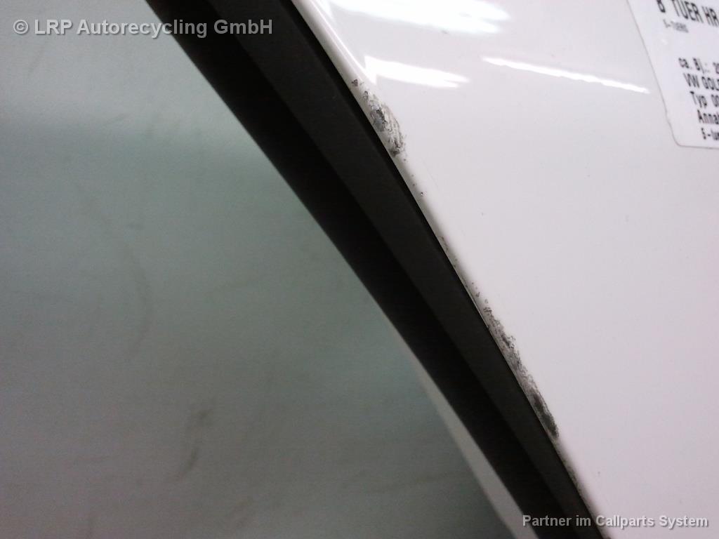 VW Golf 5 1K BJ2006 original T&uuml;r hinten rechts Beifahrerseite 1K6833106J wei&szlig;