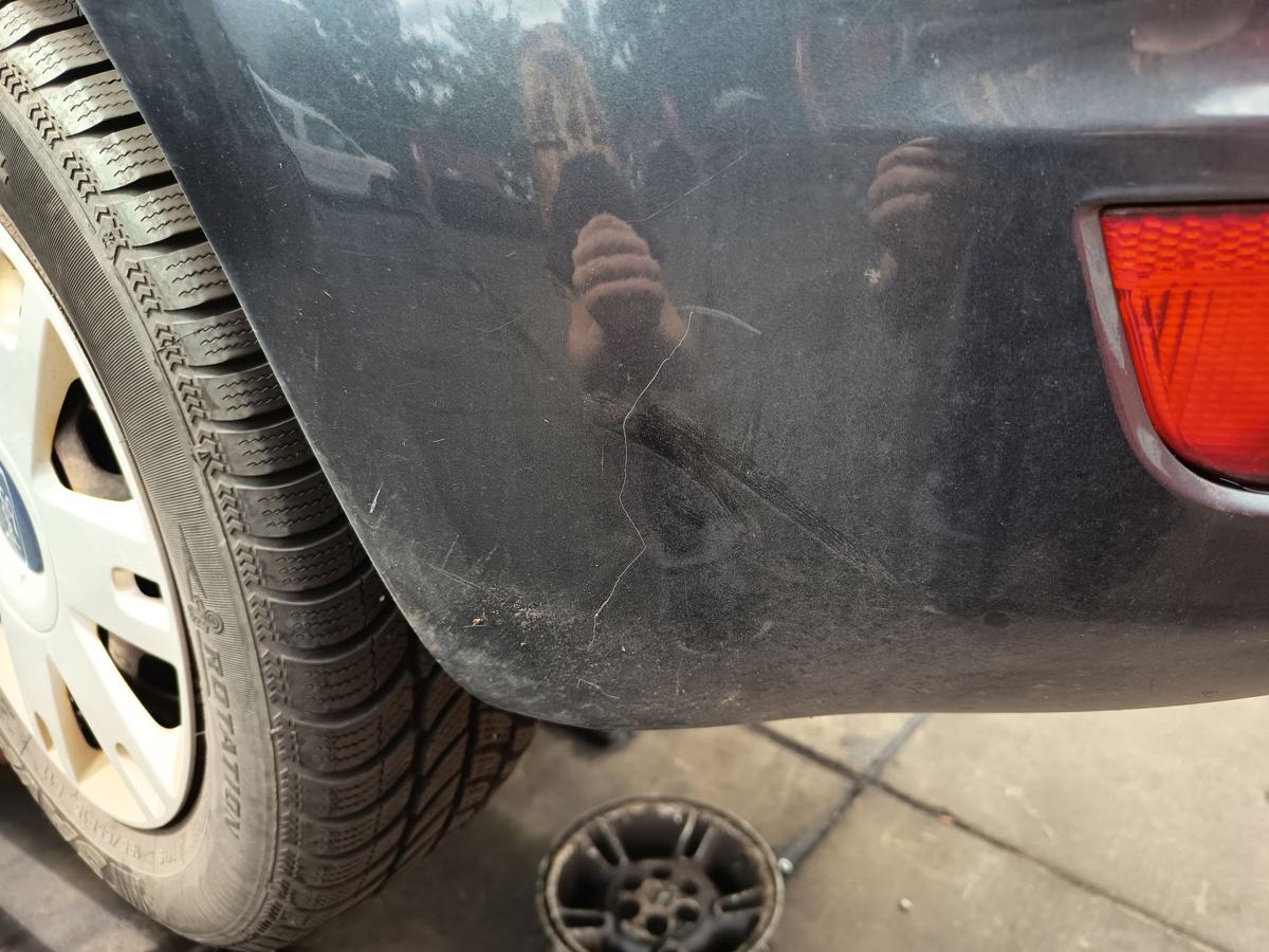 Ford Focus DA3 original Sto&szlig;stange F&auml;nger hinten Heck Indianapolisblau Bj 2009