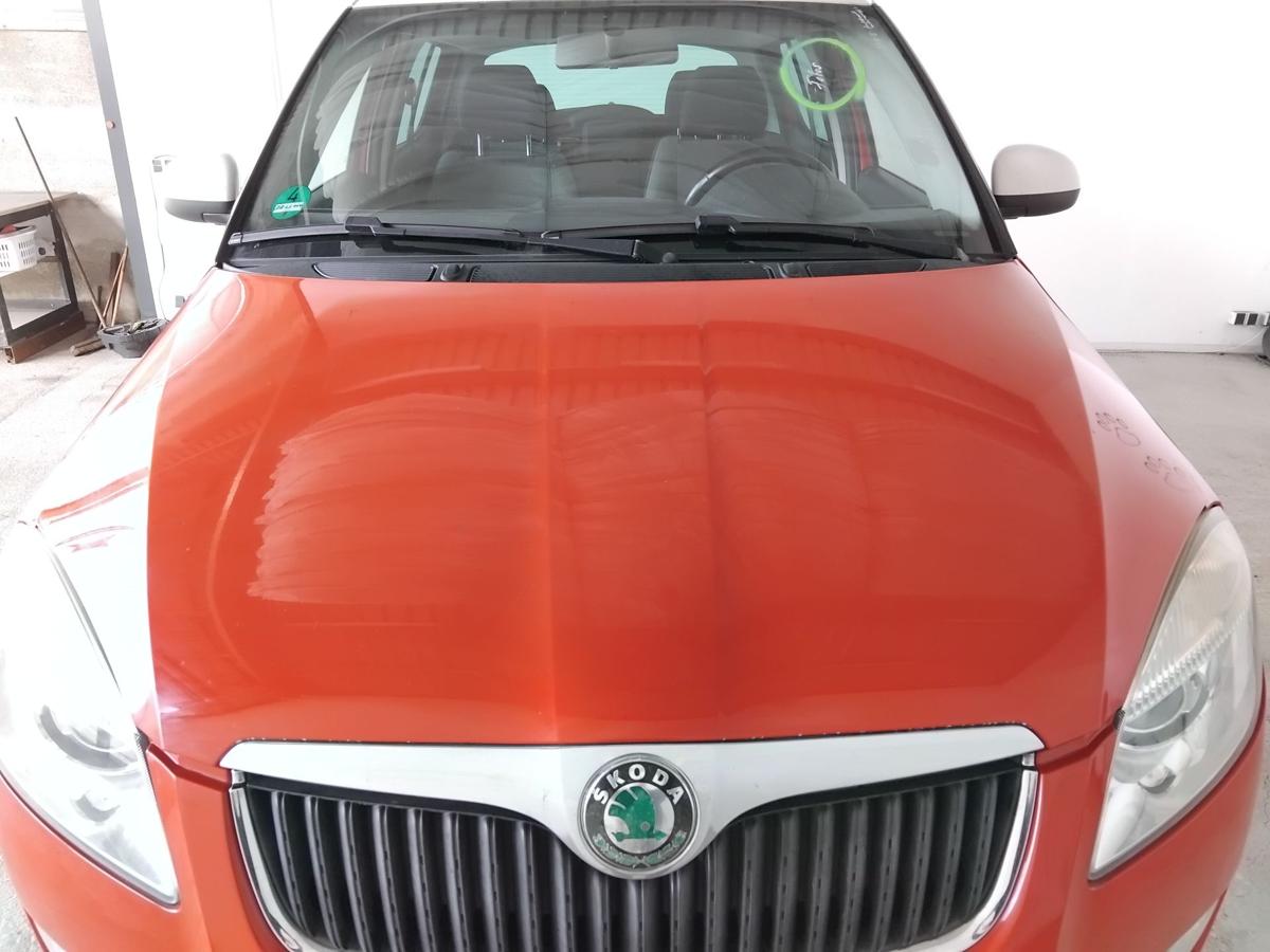 Skoda Fabia 2 5J original Motorhaube Deckel vorn corridarot 8151 BJ2009