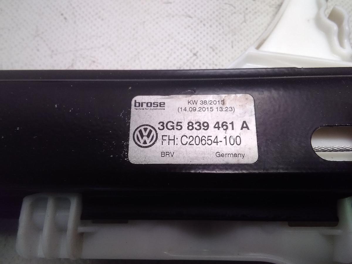 VW Passat 3G B8 Bj.2015 original Fensterheber hinten links elektrisch