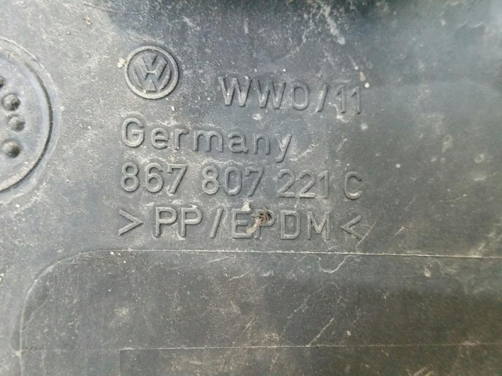 VW Polo 86C Coupe Bj.91 orig. Stoßfänger Stoßstange vorn 867807221C