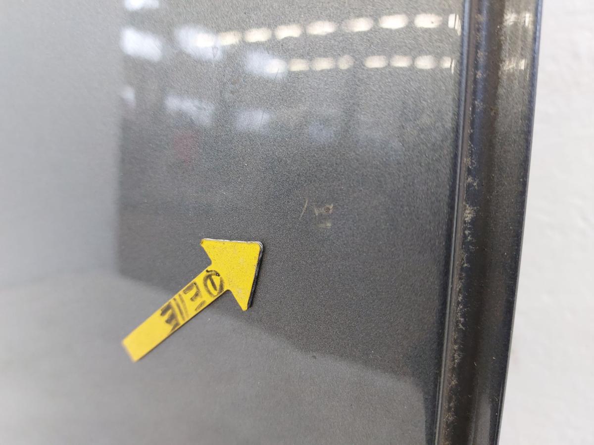 VW Touran 1T 1T1 T&uuml;r hinten rechts Fodt&uuml;r im Rohbau Dellen LD7X grau