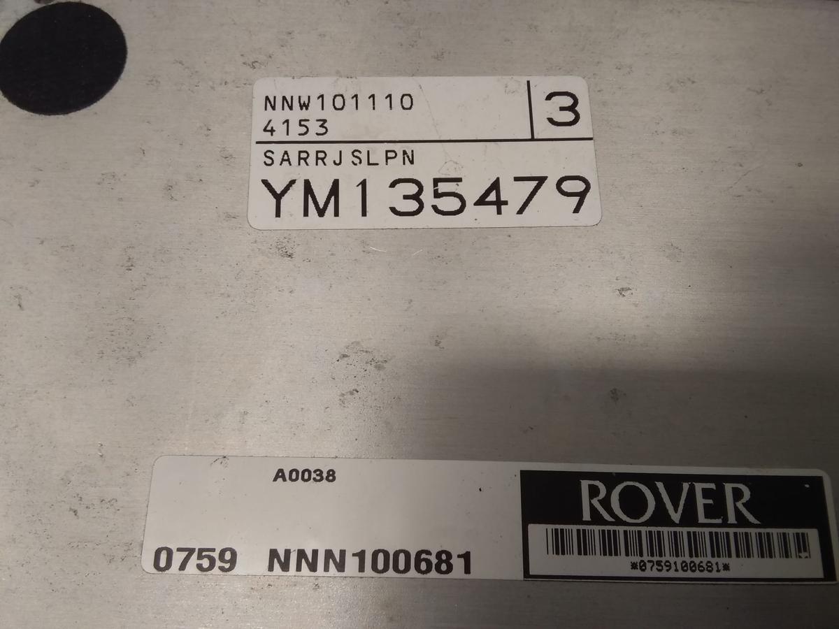 Rover 75 RJ orig.Steuergerät Motor 1.8 88kw 18K4F BJ1999 NNN100681
