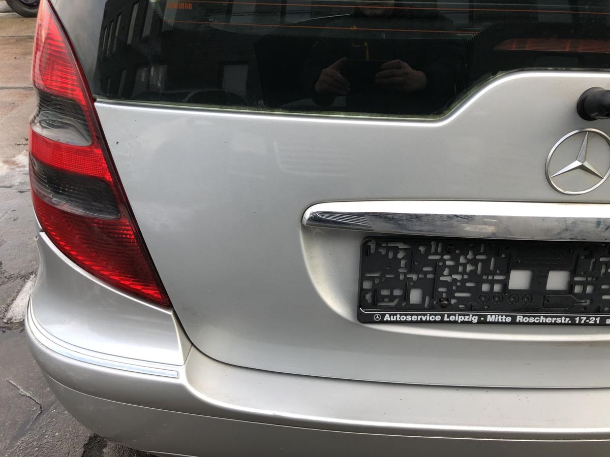 Mercedes A Klasse W169 Heckklappe mit Scheibe Heckklappe Rohbau silber 5t&uuml;rer