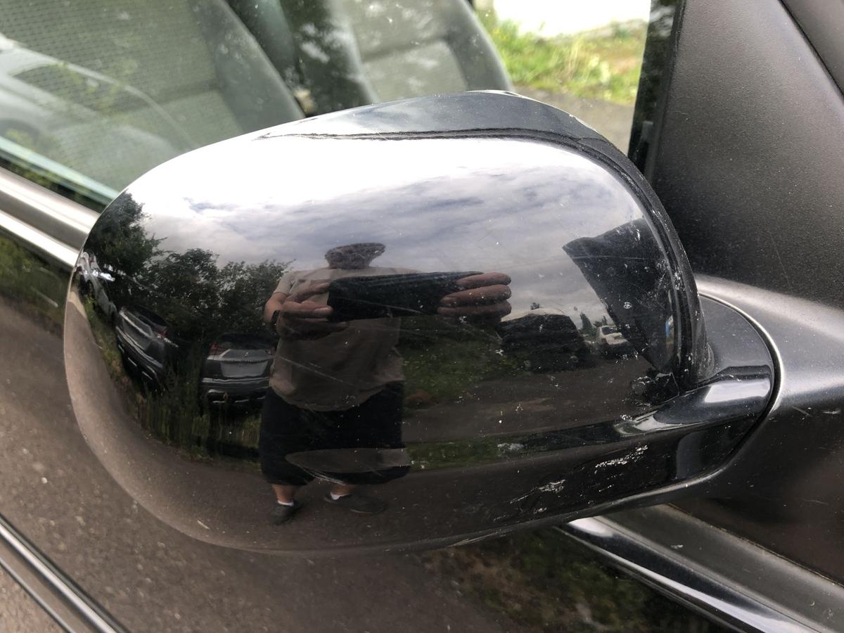 VW Lupo 6X Au&szlig;enspiegel rechts Seitenspiegel manuell L041 Brillantschwarz