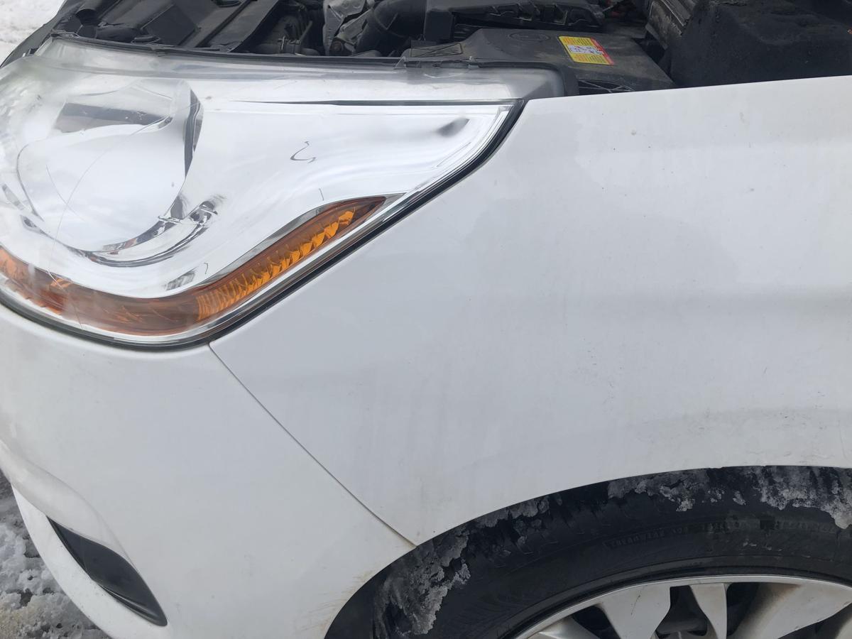 Citroen C4 II Typ N Kotfl&uuml;gel vorn links Fahrerseite EWP weiss Banquise