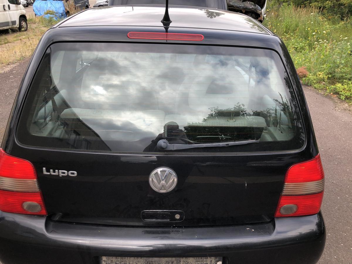 VW Lupo 6X Heckklappe mit Scheibe Heckdeckel Kofferklappe L041 Brillantschwarz