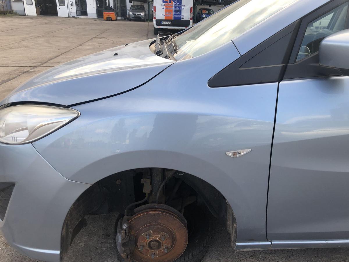 Mazda 5 CW Kotfl&uuml;gel vorn links Fahrerseite Seitenwand 40B Clear Water Blue