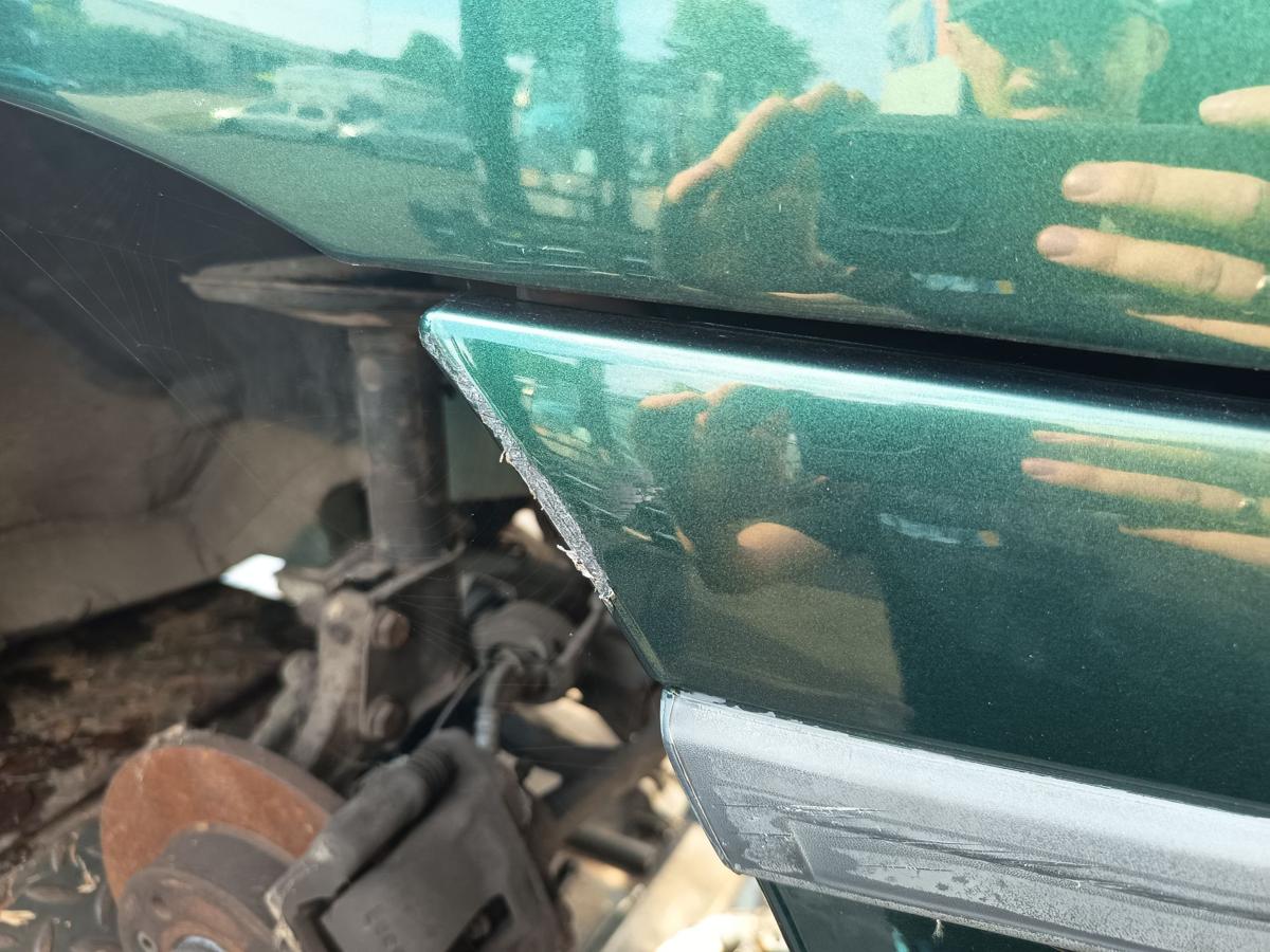 Renault Clio I B/C57 Sto&szlig;stange F&auml;nger vorn Front Phase 2 963 Englischgr&uuml;n