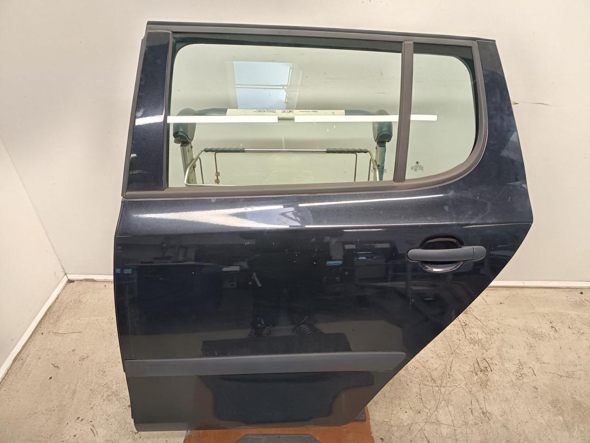 Skoda Fabia II 5J original T&uuml;r hinten links Fond F9R Black Magic Bj 2012