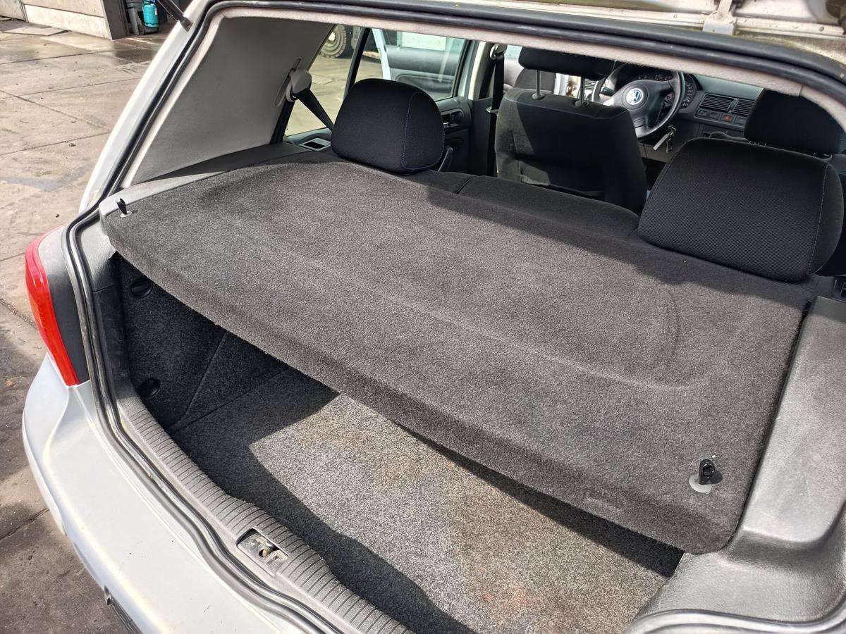 VW Golf IV Limo original Hutablage Abdeckung Lade/Kofferraum Flanellgrau Bj 1998