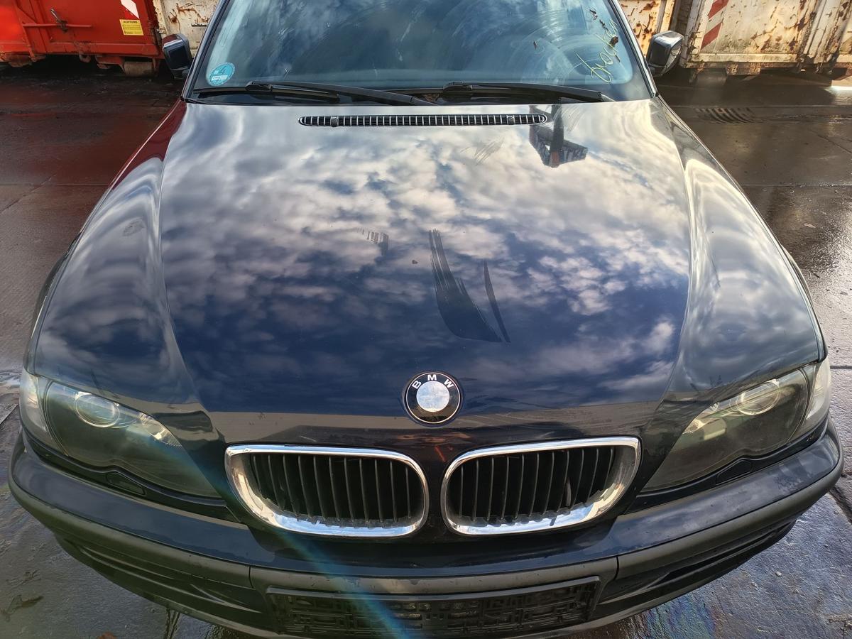 BMW E46 original Motorhaube Klappe Deckel vorn Front 317/5 Orientblau Bj 2005