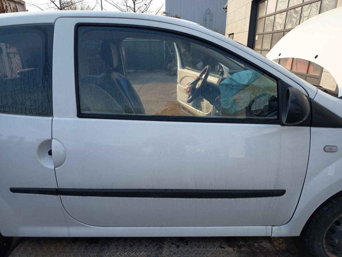 Renault Twingo II original T&uuml;r rechts Beifahrer 369 Arktiswei&szlig; Bj 2009