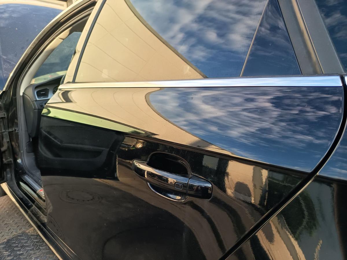 Audi A4 B8 8K Avant original T&uuml;r hinten links Fond Y9B Brillantschwarz Bj 2009