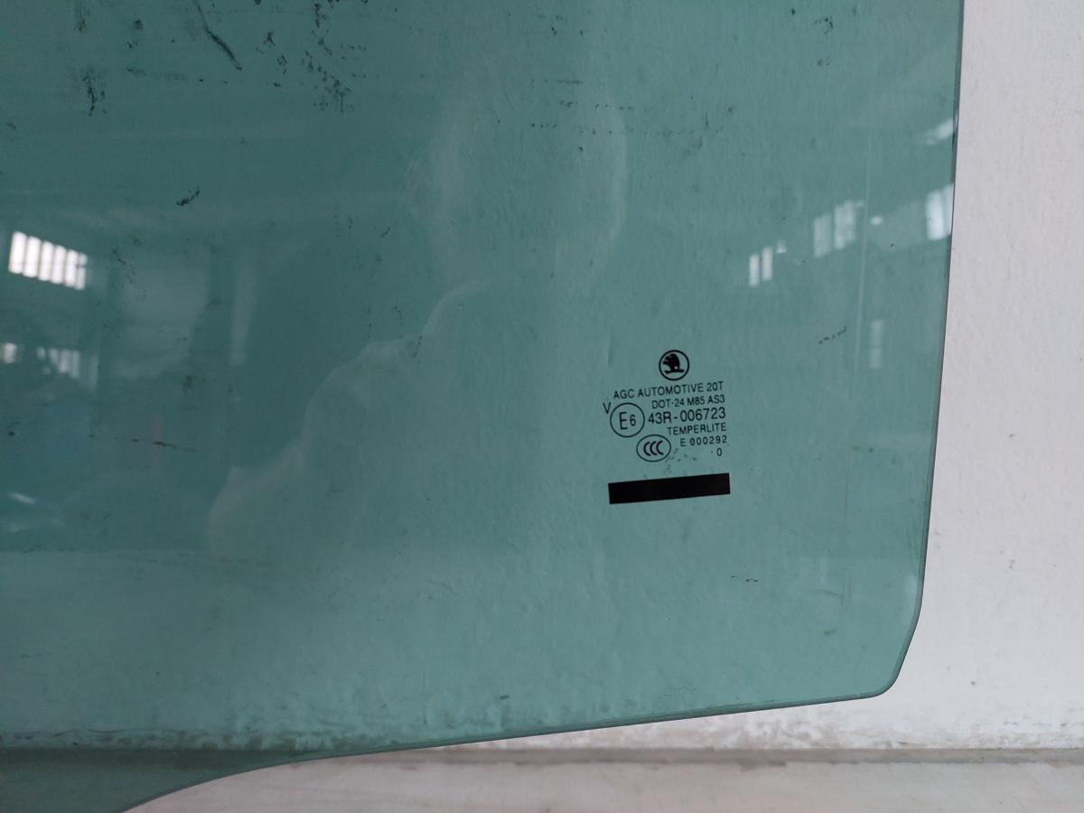 Skoda Roomster 5J T&uuml;rscheibe hinten links Scheibe Fondt&uuml;r Colorglas