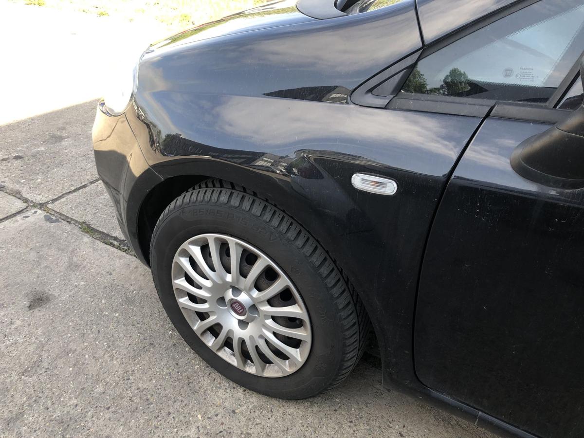 Fiat Punto EVO 199 Kotfl&uuml;gel vorn links Fahrerseite 876 Nero Mille Miglia