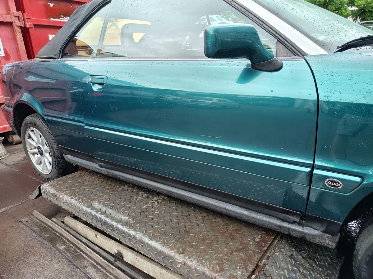 Audi Cabrio B3 8G7 original Tür rechts Beifahrertür LZ6P Gomera grünmet. Bj 1991