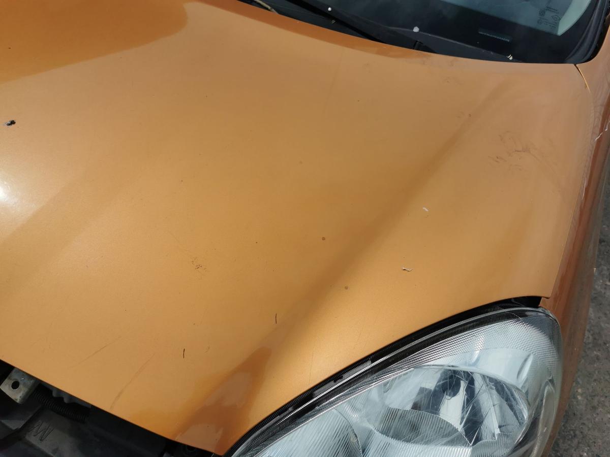 Nissan Micra K13 Motorhaube Haube Klappe Bonnet vorn A55 Orange Perl Kratzer