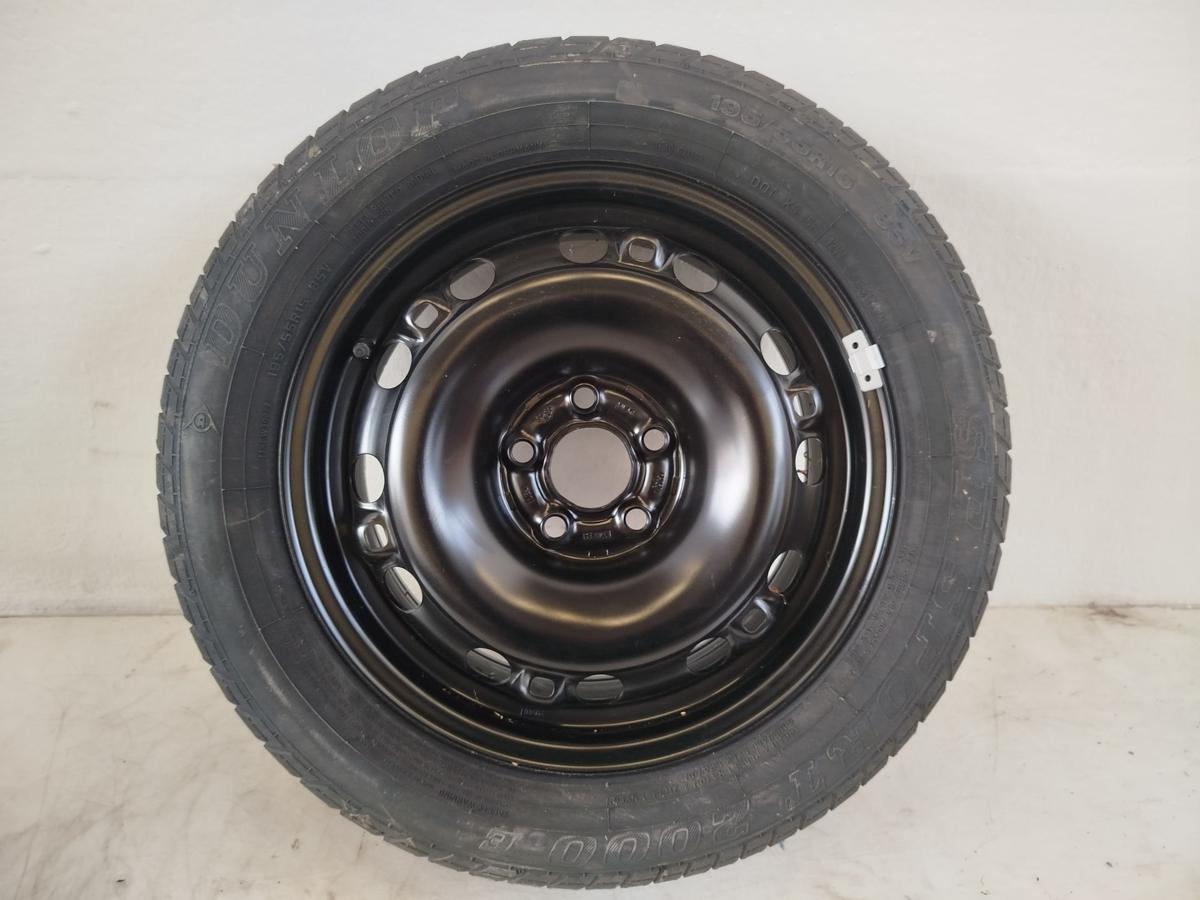 VW Polo 9N3 Reserverad Rad 15 Zoll Wagenheber Bordwerkzeug