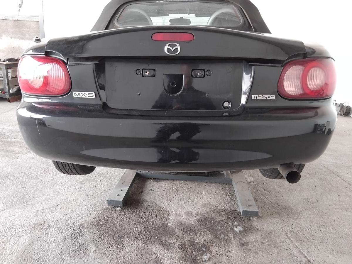 Mazda MX-5 II NB-FL Facelift orig Sto&szlig;f&auml;nger Sto&szlig;stange hinten schwarz BJ2004