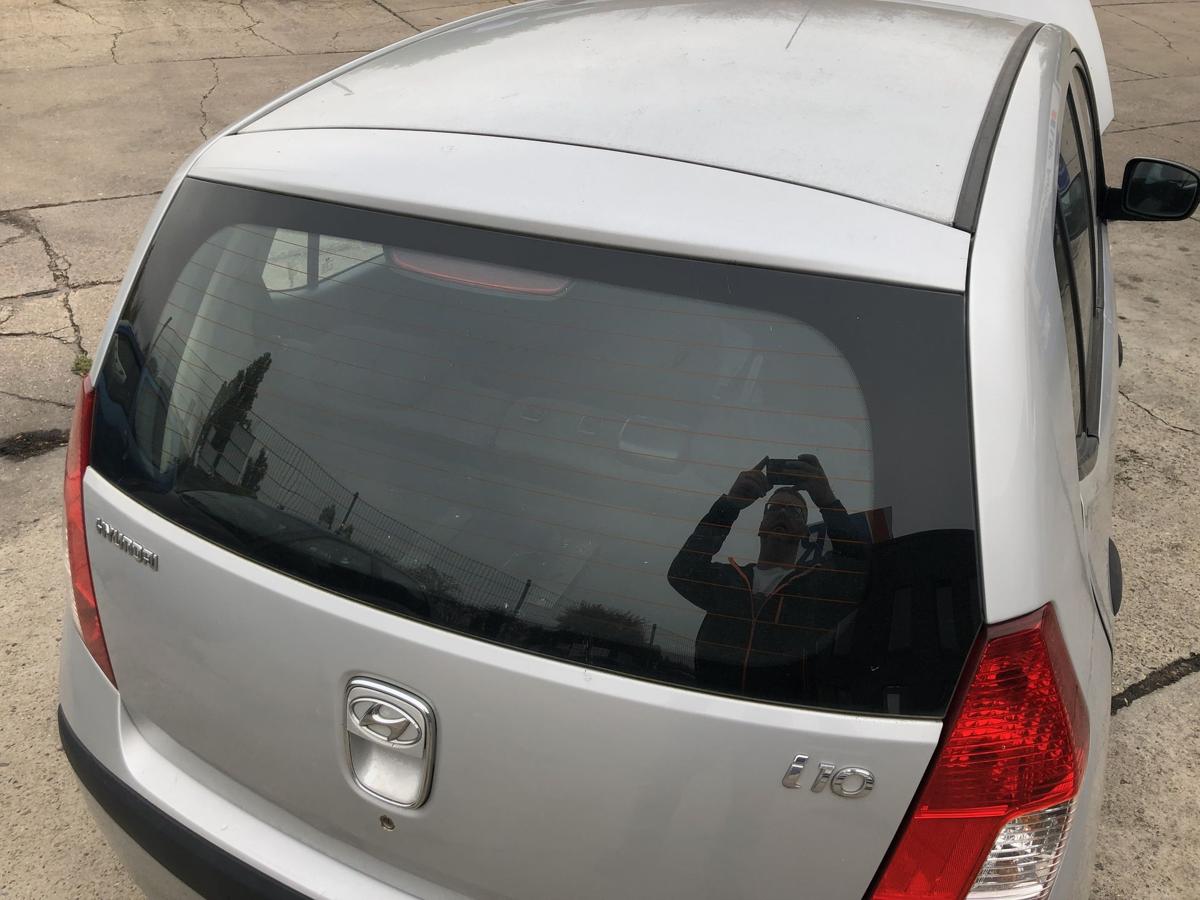 Hyundai i10 PA Heckklappe mit Scheibe Kofferklappe HD Sleek Silver Metallic