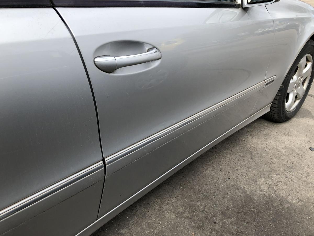 Mercedes E Klasse W211 T&uuml;r vorn rechts Beifahrert&uuml;r Rohbau 744 Brillantsilber