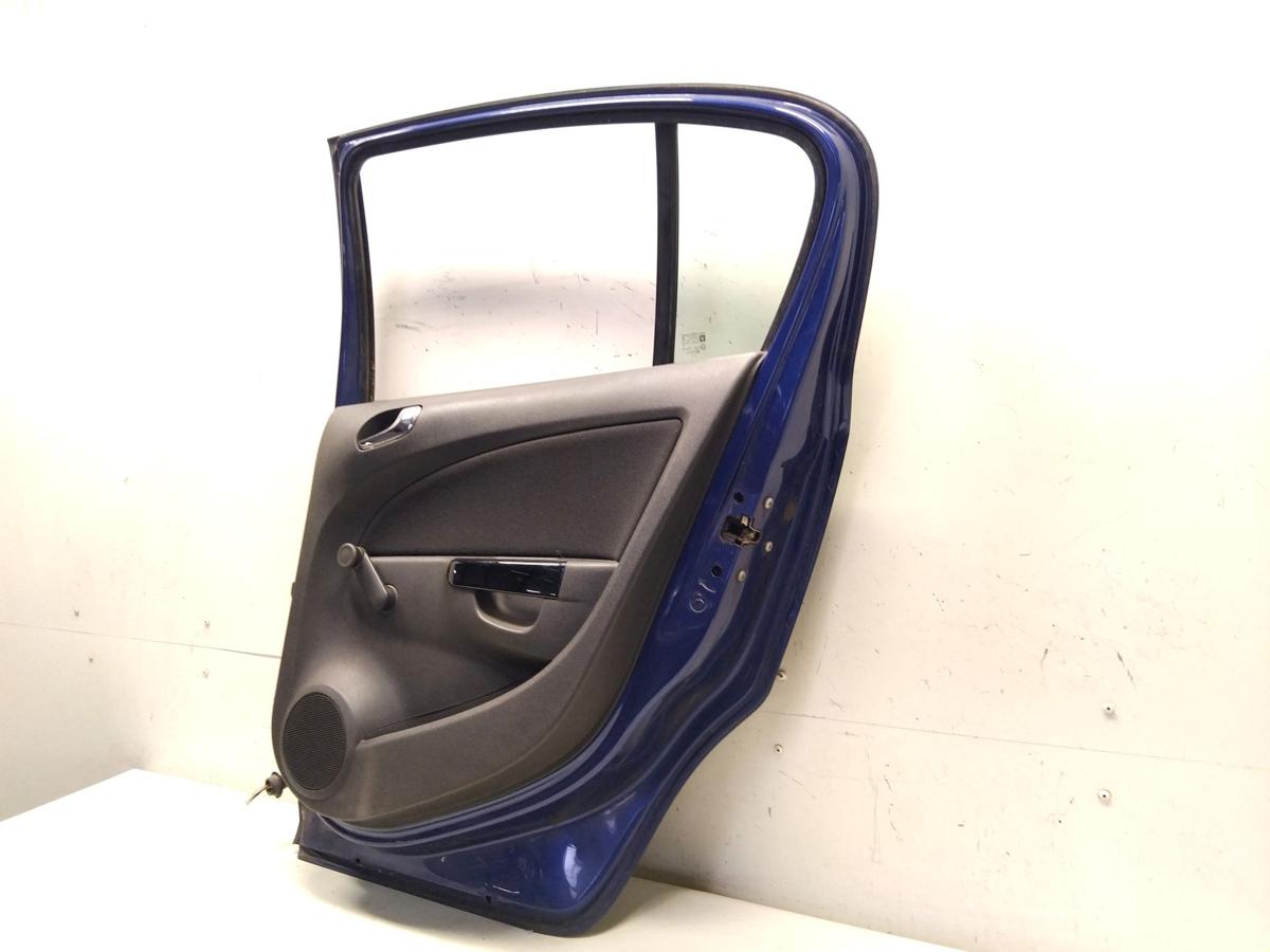Opel Corsa D T&uuml;r hinten rechts ultrablaumetallic Z21B 4CU Bj.2008