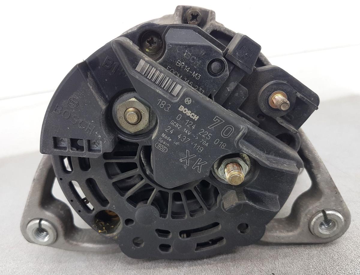 Opel Agila A Lichtmaschine Generator 70A 24437119 0124225018 Bj01 1,2 55kw Z12XE