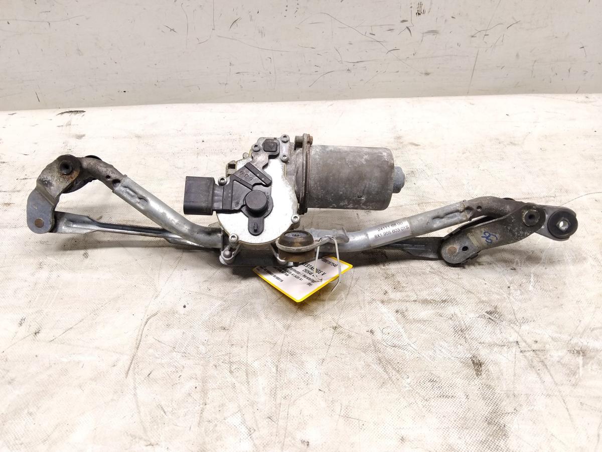 Audi A1 8X orig.Wischergest&auml;nge mit Wischermotor vorn 8X1955603 8X1955119 BJ2010