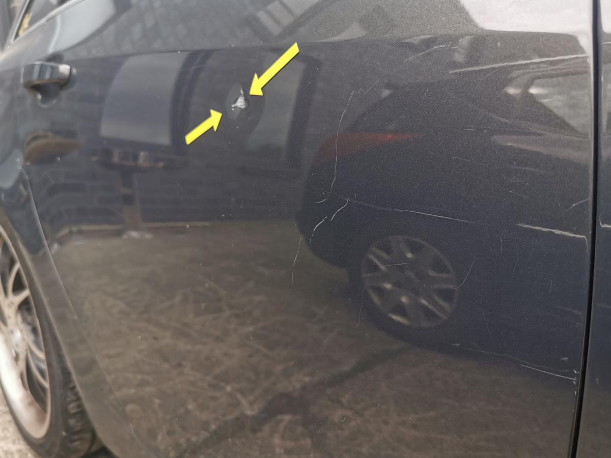 Opel Insignia A Tourer Tür Autotür Rohbau hinten rechts GWH Phantom Grey DELLE