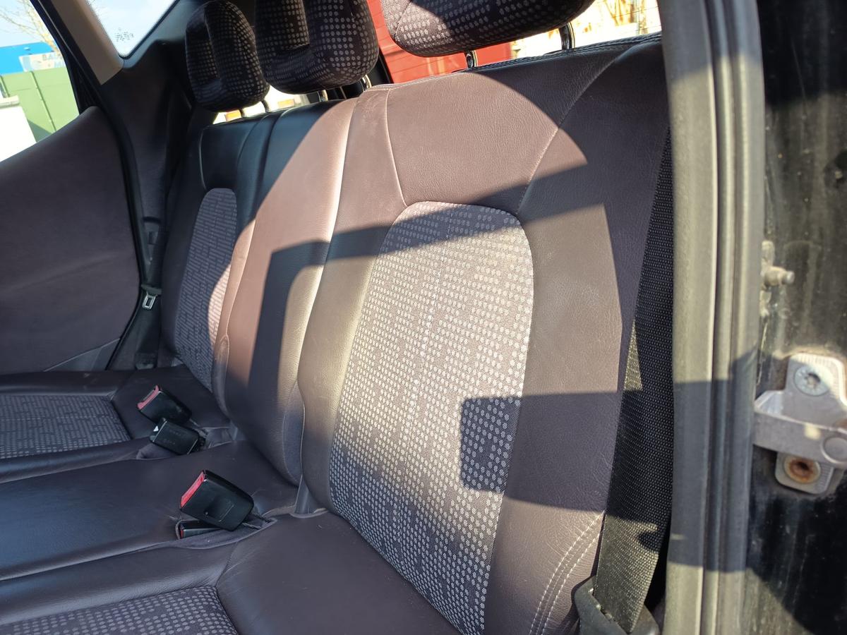 Mercedes A-Kl. W168 original R&uuml;cksitze komplett Leder/Stoff schwarz/grau Bj 1999