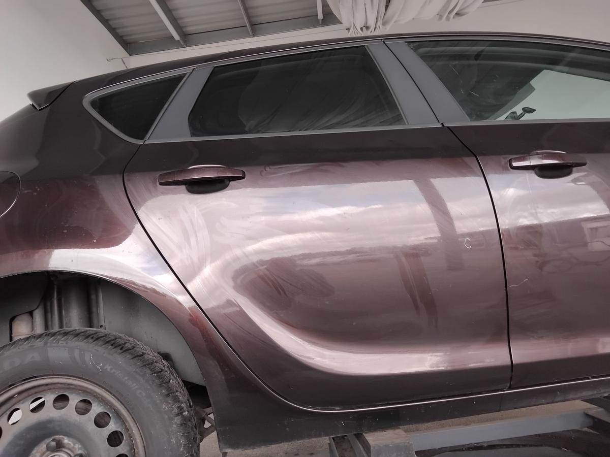 Opel Astra J T&uuml;r hinten rechts mahagonibraun Z41C 5-t&uuml;rig Flie&szlig;heck BJ2012