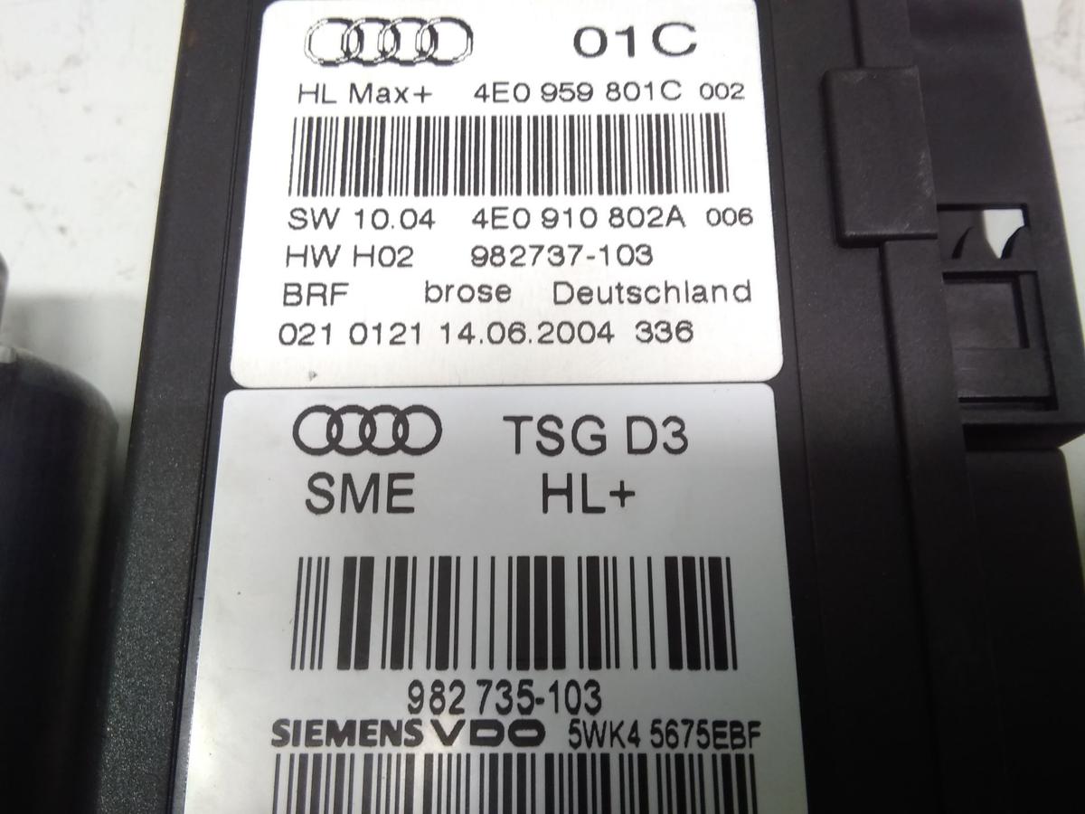 Audi A8 4E original Fensterhebermotor hinten links 4E0959801C 0130821764 BJ2004