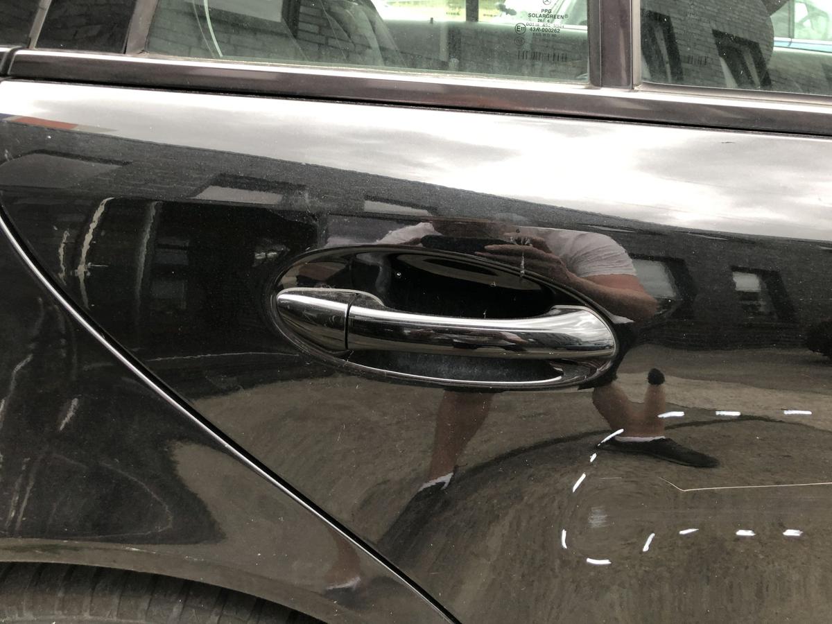 Mercedes E Klasse S211 T&uuml;r hinten rechts Fondt&uuml;r T-Modell 197 Obsidianschwarz