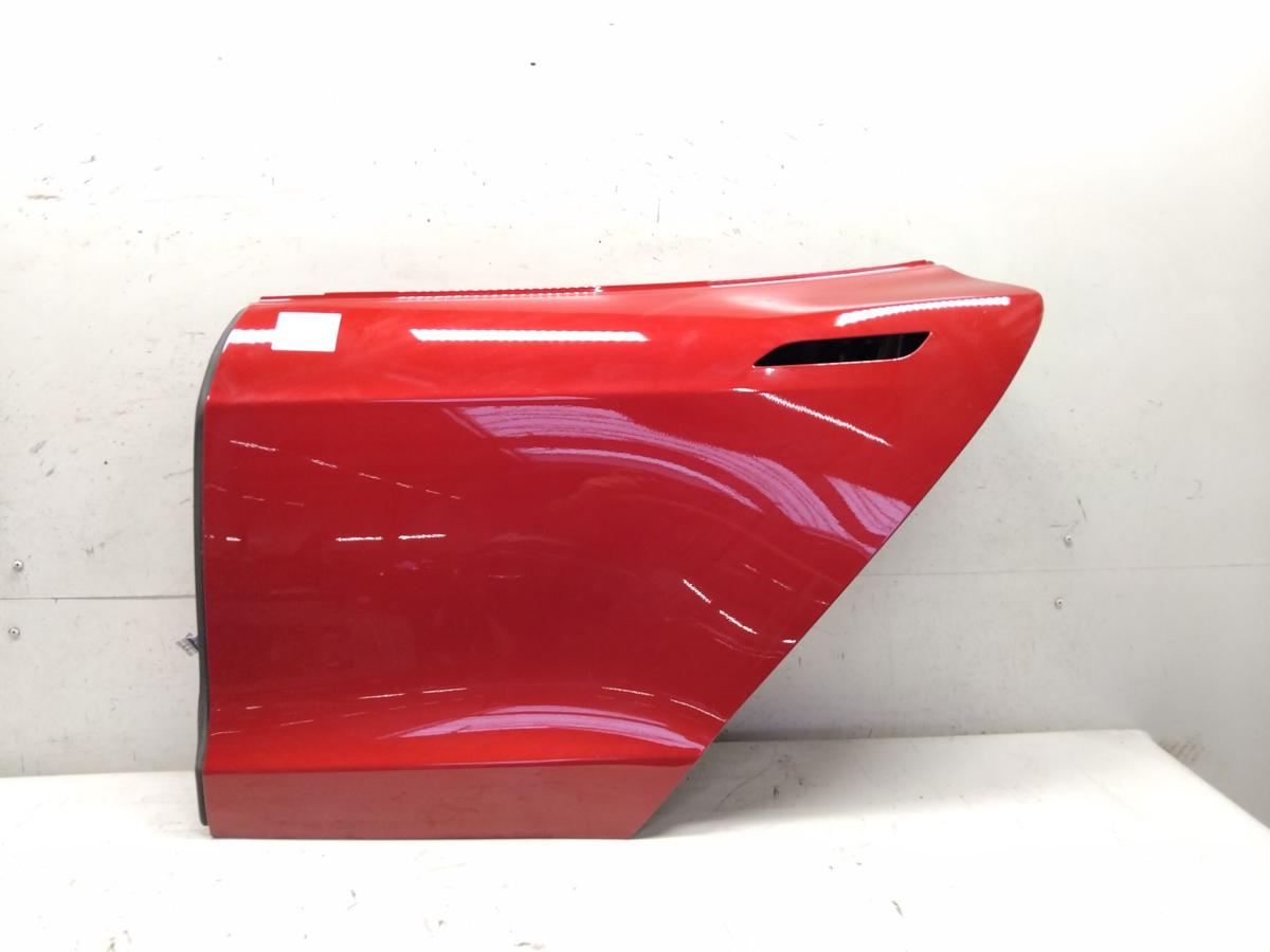 Tesla Model S T&uuml;r hinten links dunkelrotmetallic PPMR sunset red Bj.2019