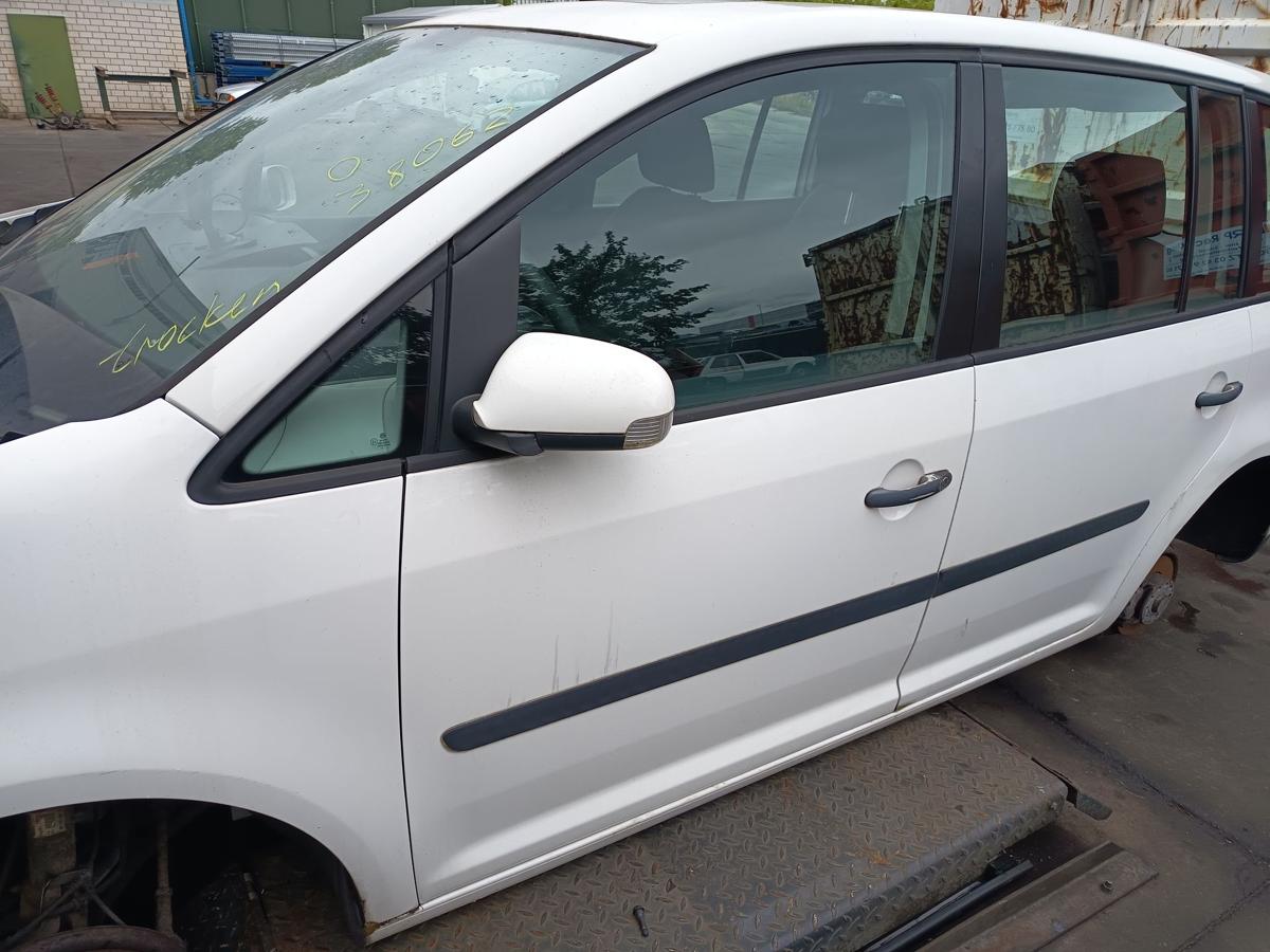 VW Touran 1T original T&uuml;r vorne links LB9A Candywei&szlig; Baujahr 2004